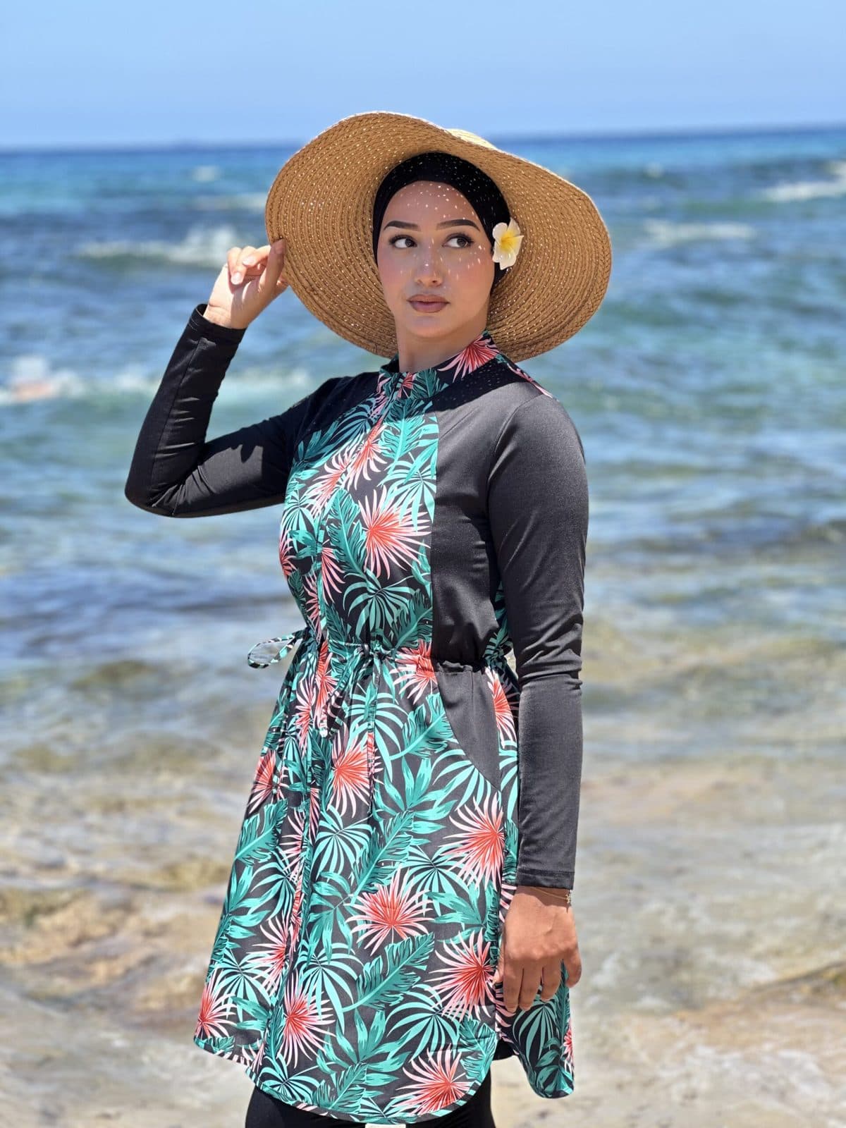 Eterna long dress black