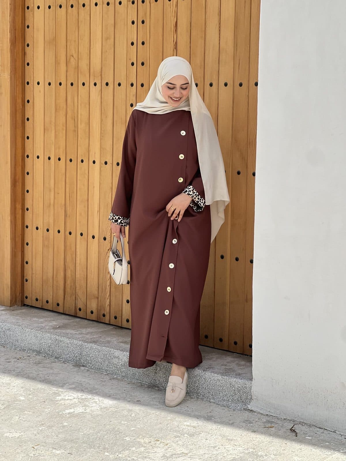 Abaya Bordeaux